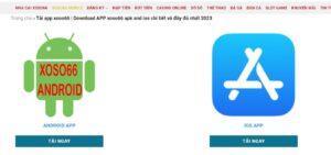 Các bước tải app XOSO66
