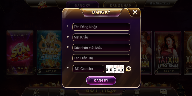 Đăng ký Tài Xỉu MD5