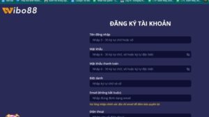 Giới thiệu về cách đăng ký Wibo88