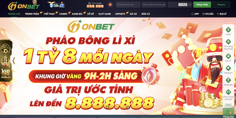 Truy cập link vào ONBET VN chính thức 