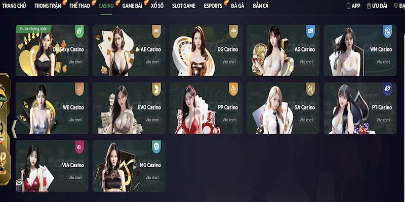 Sảnh game Live Casino ONBET cực kỳ hấp dẫn 