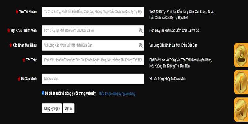 Những lưu ý khi thực hiện đăng ký tại i9bet 