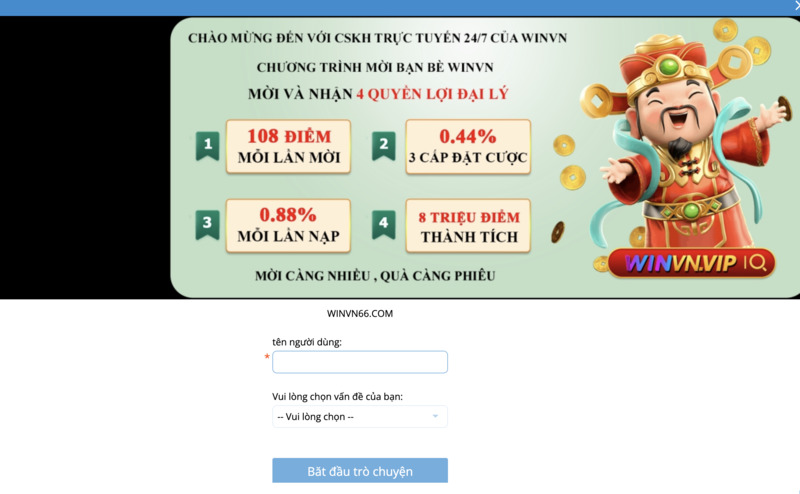 Hỏi đáp với tổng đài để giải quyết các vấn đề liên quan đến đăng nhập Winvn