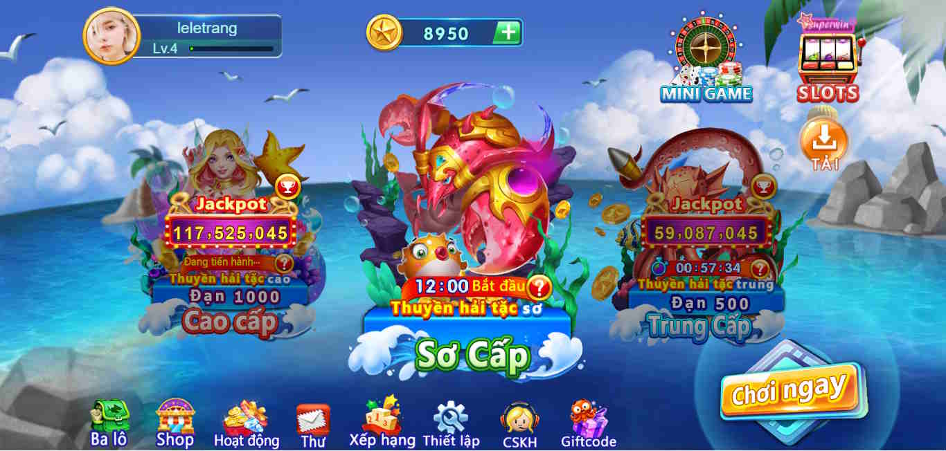 Hướng dẫn các bước chơi bắn cá cực chuẩn