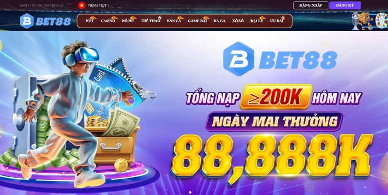 Điều kiện cần có khi nạp tiền Bet88