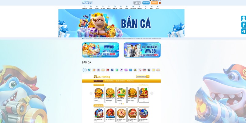 Bắn cá WW88 là sản phẩm hấp dẫn